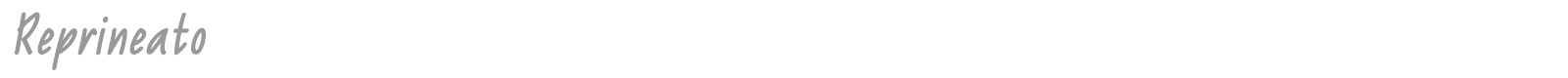 Reprineato font preview